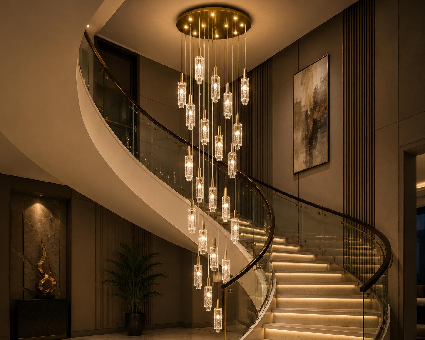 Staircase Chandeliers