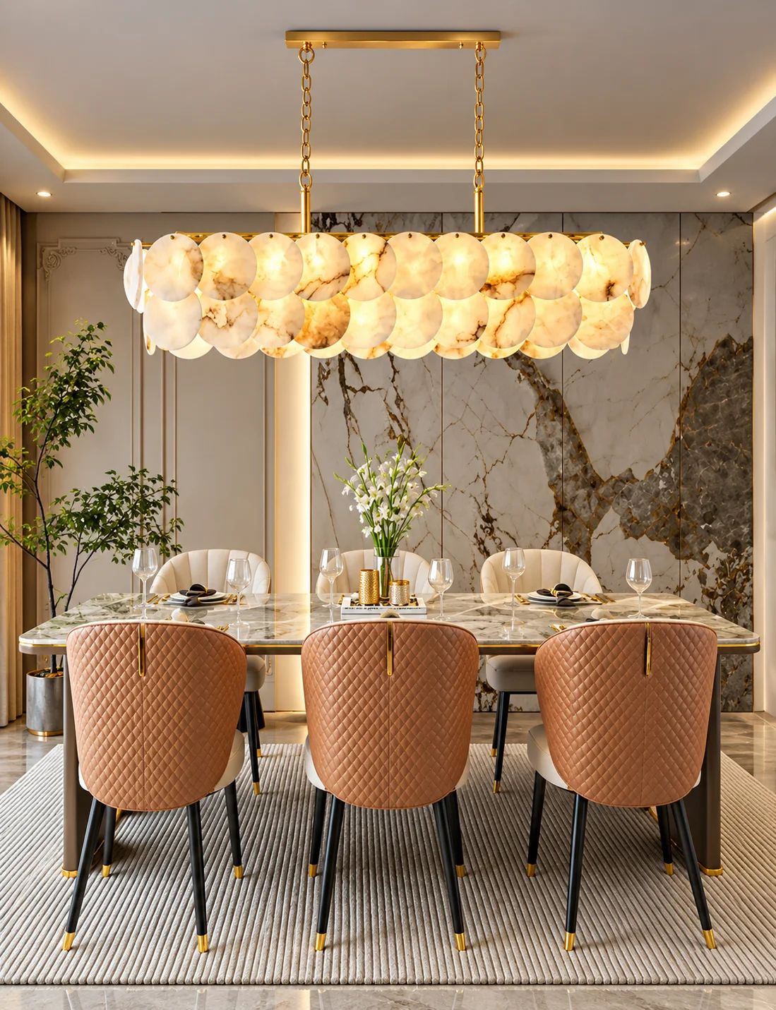 Acrelic Glass crystal Chandelier primary image
