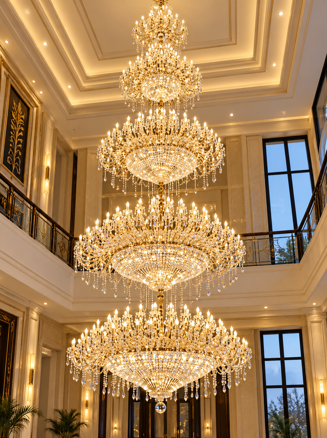 Royal Legacy Multi-Tier Chandelier — Chandeliers by Kamatlux Lighting