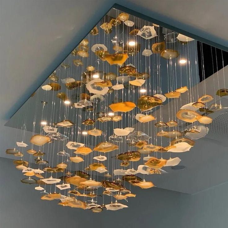 Grand Cascade Gold & Crystal Chandelier — Chandeliers by Kamatlux Lighting