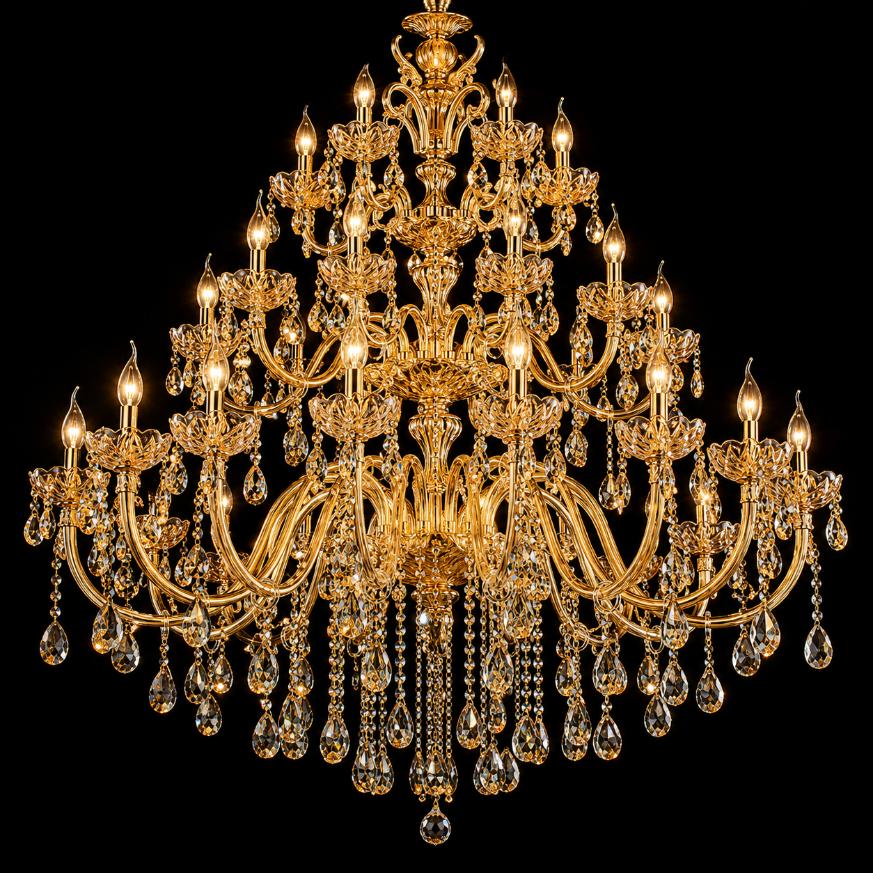 Imperial Grand Palace Crystal Chandelier — Chandeliers by Kamatlux Lighting