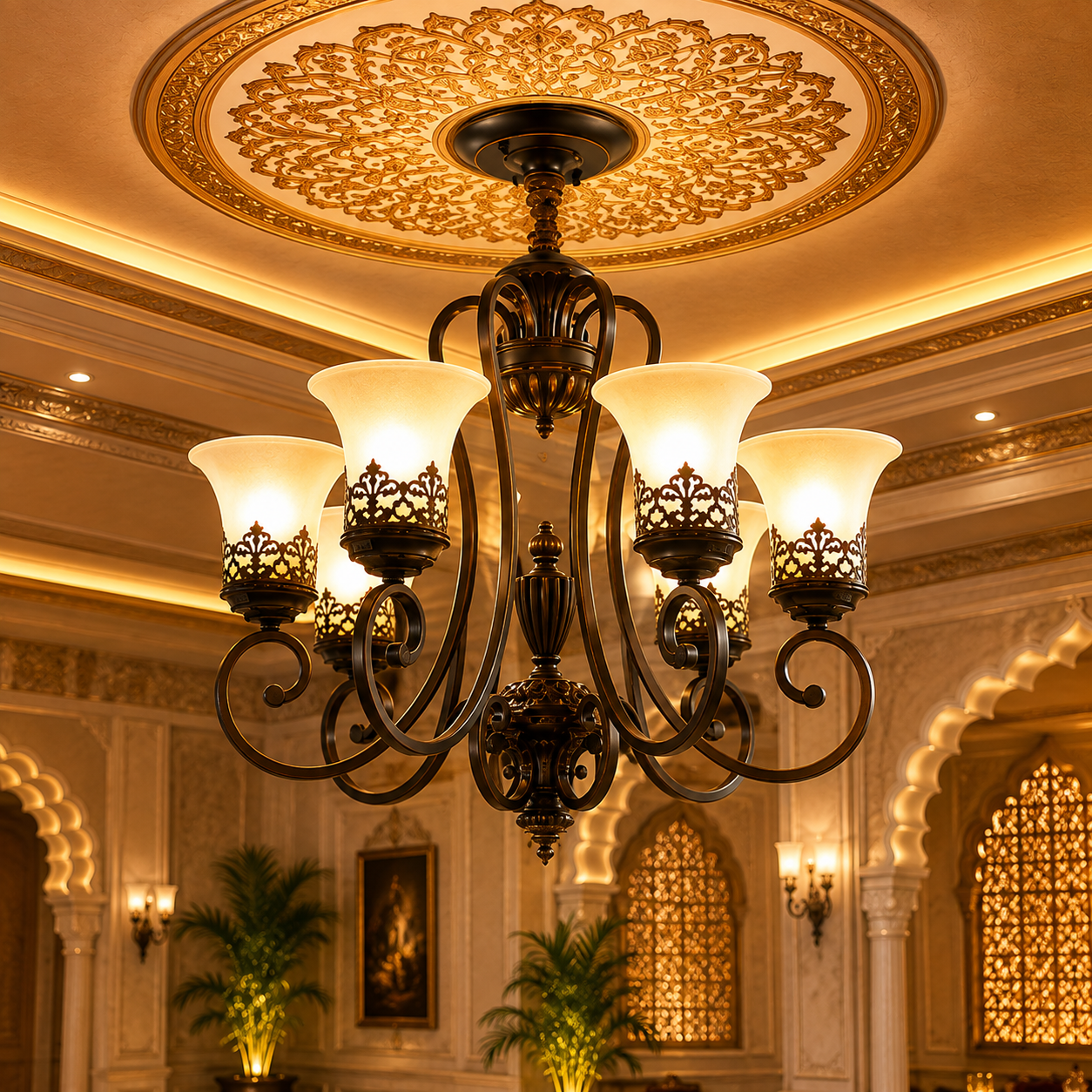 Royal Palace Decorative Chandelier — Chandeliers by Kamatlux Lighting